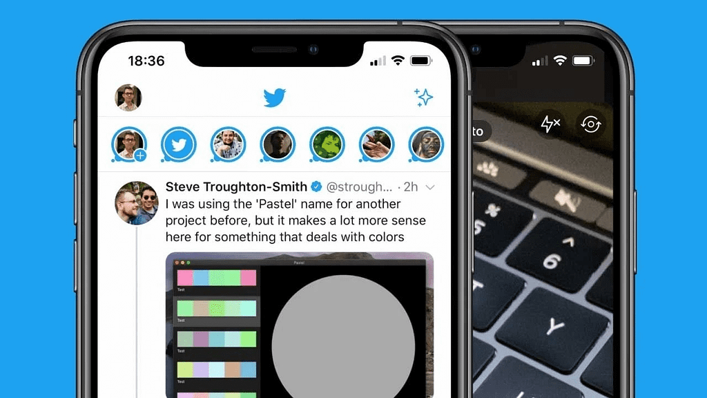 Twitter Fleets Görüntüsü